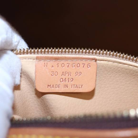 ETRO Paisley Boston Bag PVC Leather Brown Auth yk13070 - Picture 12 of 16